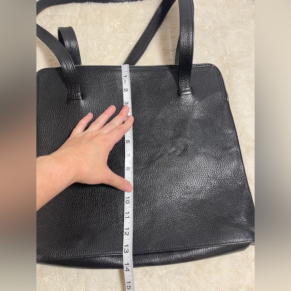 Wolfgang Reibesehl Sleek Black Leather Tote Bag - Picture 10 of 10